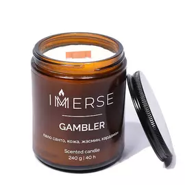 IMMERSE Ароматическая свеча GAMBLER 240.0