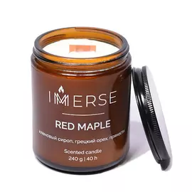 IMMERSE Ароматическая свеча RED MAPLE 240