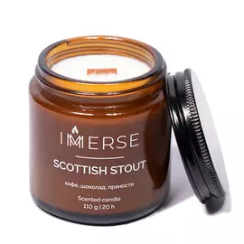 IMMERSE Ароматическая свеча SCOTTISH STOUT 110