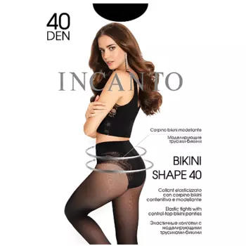 INCANTO Женские колготки Bikini 40 den Nero