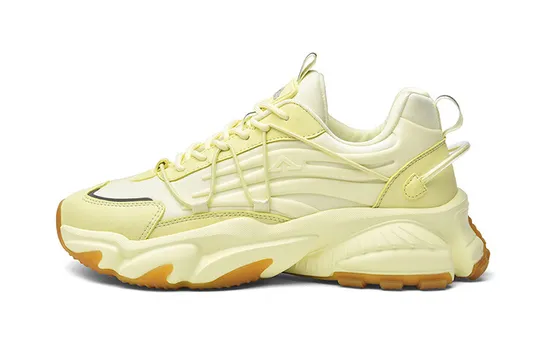 Кроссовки TEPOR Chunky Sneakers Unisex Low-top, цвет Light egg yolk