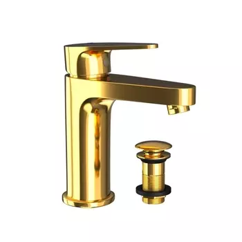 Смеситель для раковины Jaquar Vignette Prime VGP-GLD-81011BCLW золото