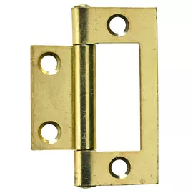 петля универсальная без врезки HETTICH 50х23мм 2шт сталь латунированная