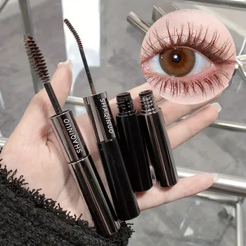 Flawless All-Day Lashes Intense Black Двуглавая водостойкая тушь для удлинения и подкручивания ресниц, не растекается и не выцветает чёрный