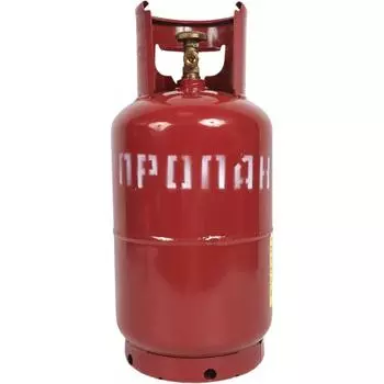 Газовый баллон с вентилем ВБ-2 с предохранительным клапаном 12 л