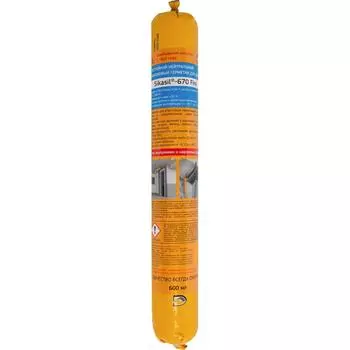 Герметик для швов огнестойкий Sika Sikasil-670 Fire 600 мл серый