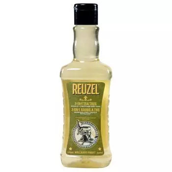 Мужской шампунь 3 в 1 Tea Tree Shampoo для тела и волос, 350 мл