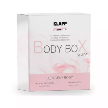 Набор для ухода за телом "Shape" (фруктовый пилинг 200 мл + укрепляющий лосьон для тела 200 мл)