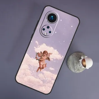 Чехол с мультяшным ангелом и принтом для Huawei Honor Magic 5 Lite 70 50 X8 X9 a P20 P30 P40 P50 P60 Pro P Smart Nova 9 5T Honor Magic5 Pro