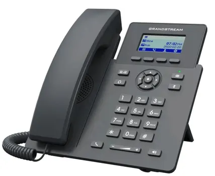 Телефон VoiceIP Grandstream GRP-2601P 2 SIP аккаунта, 2 линии 10/100, дисплей 2,21"(132x48), poe , без б/п