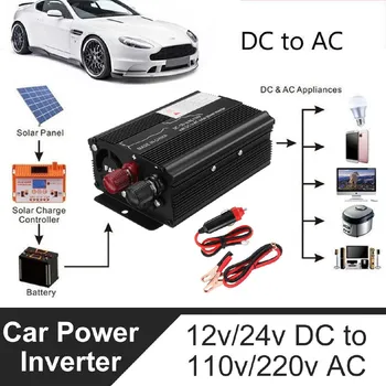 DC 12V/24 в AC 110v/220V 12V 3000W синусоидальный солнечный инвертор пиковая мощность трансформатор преобразователь напряжения 12V-110V 3000W