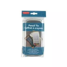 Пенал для карандашей Derwent "Pencil Tin" металлический 2-х уровневый пустой