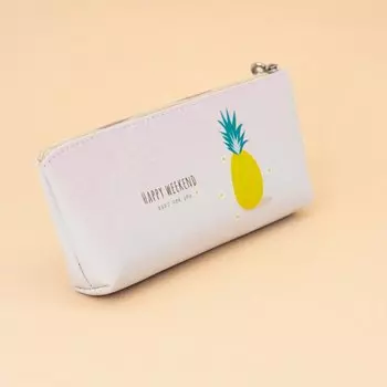 Пенал "Fruits pineapple", white