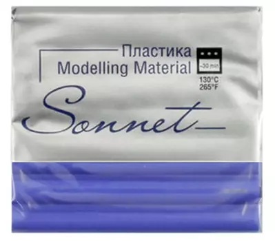 Пластика для запекания "Sonnet" 56 г Анютиный глазки