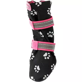 For My Dogs сапоги для собак Лапки черно/розовые Fmd616-2017 Bl/p (2)