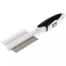 Ferplast расческа Gro 5755 Premium для собак двухсторонняя с ручкой (1 шт)