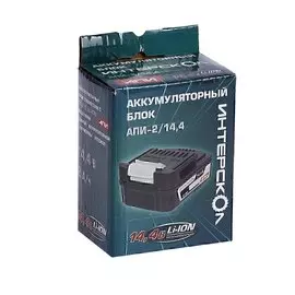 Аккумуляторный блок Интерскол АПИ-2/14,4 2400,018 2А/ч, 14.4В, Li-ion