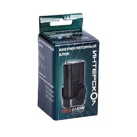 Аккумуляторный блок Интерскол БА-2/12 2400,017 2А/ч, 12В, Li-ion