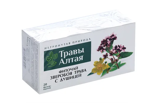 Зверобоя трава с душицей серии Алтай, 1,5 г, 20 шт