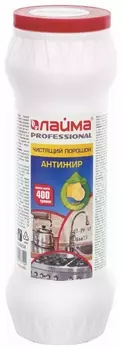 Чистящее средство 400 г, Laima Professional антижир "Лимон", порошок, 604654