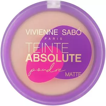 Пудра компактная Vivienne Sabo Teinte Absolute matte матирующая Тон 04