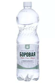 Вода мин Боровая питьевая лечебно-столовая сульфатно-кальциевая негаз, 1 л, пэт бут