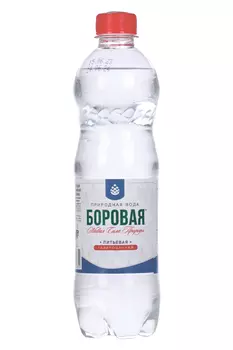 Вода мин Боровая питьевая природная газ, 0,5 л, пэт бут