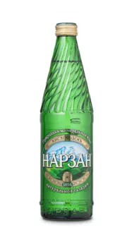 Вода мин Нарзан, 0,5 л, элита стекло/натур газ
