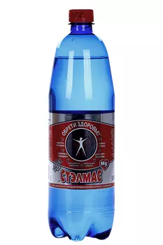 Вода мин Стэлмас-Mg газ с магнием, 1 л, пластик