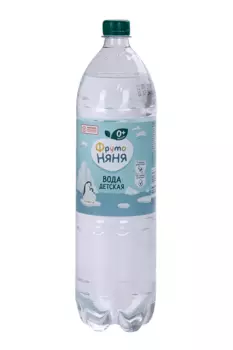 Вода питьевая Фрутоняня дет б/газа, 1,5 л, пластик