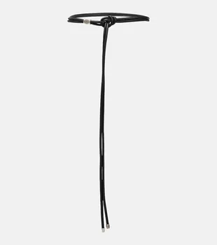 Кожаный ремень Silvia Isabel Marant, Black / Silver