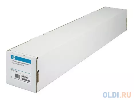 Фотобумага HP 42" A0+ 1067мм х 30.5м 200г/м2 рулон атласная для струйной печати универсальная быстросохнущая Q6581A