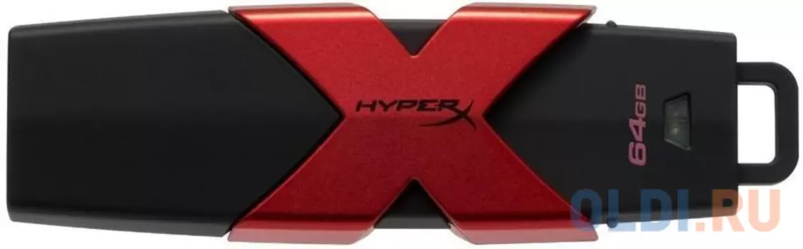 Флешка USB 64Gb Kingston HX Savage HXS3/64GB черно-красный
