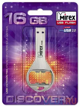Флешка 16Gb Mirex Bottle Opener USB 2.0 серебристый 13600-DVRBOP16