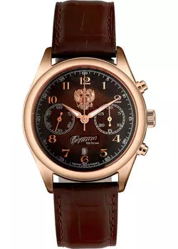 Российские наручные мужские часы Slava 1883142-300-4617. Коллекция Премьер