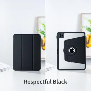 Чехол с вращением на 360° для iPad Pro 11 12,9 13 дюймов 2025 10-го 9-го поколения Funda для iPad Air 5 4 3 7-го 8-го 10,2 Mini 6 10,5 Cover 21 9th generatio10 2 лаванды фиолетового