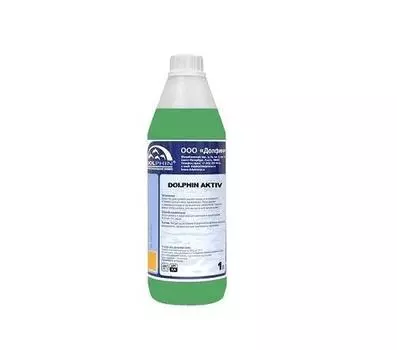 Средство нейтральное для ручной мойки посуды 1л (Ph7) AKTIV Dolphin | D027-1
