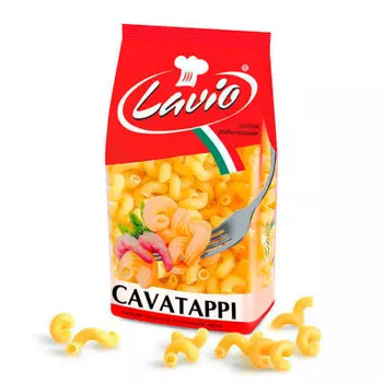 Макароны лавио 450г рожок витой