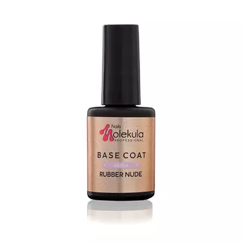 NAILS MOLEKULA PROFESSIONAL Базовое камуфлирующее покрытие Base Coat Rubber Nude Hued