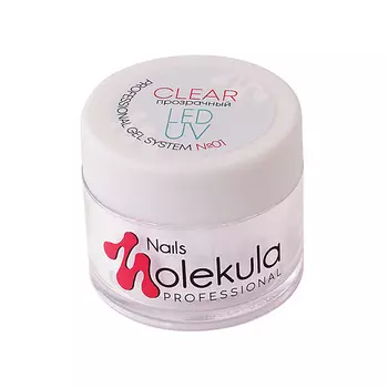 NAILS MOLEKULA PROFESSIONAL Гель строительный для наращивания Gel Clear