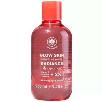 NAME SKIN CARE NSC Тонер с AHA и BHA кислотами сияние кожи