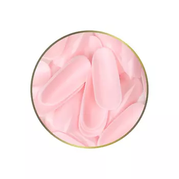 NAIL CLUB Типсы для дизайна ногтей, цвет розовый