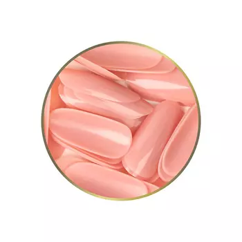 NAIL CLUB Типсы для дизайна ногтей, цвет камуфлирующий