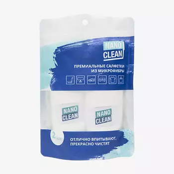 NANOCLEAN Салфетки из премиум микрофибры универсальные