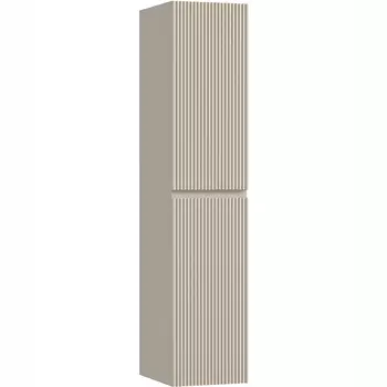 Шкаф пенал для ванной Sancos Snob R 35 см, универсальный, beige soft