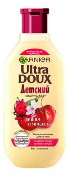 Шампунь детский для волос Ultra Doux 250мл (вишня и миндаль)