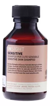 Шампунь для чувствительной кожи головы с экстрактом тыквы и айвы Sensitive Skin Shampoo: Шампунь 100мл