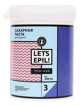 Сахарная паста для шугаринга Let's Epil (плотная): Паста 330г