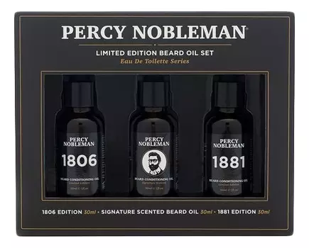 Набор масел для бороды Limited Edition Beard Oil 3*30мл (Signature + 1806 + 1881)