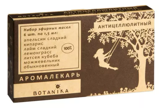 Набор эфирных масел 100% Антицеллюлитный 6*1,5мл